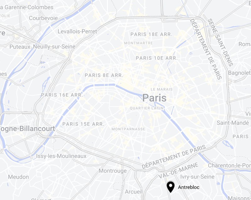 Paris Map - Climbing - AntreBloc