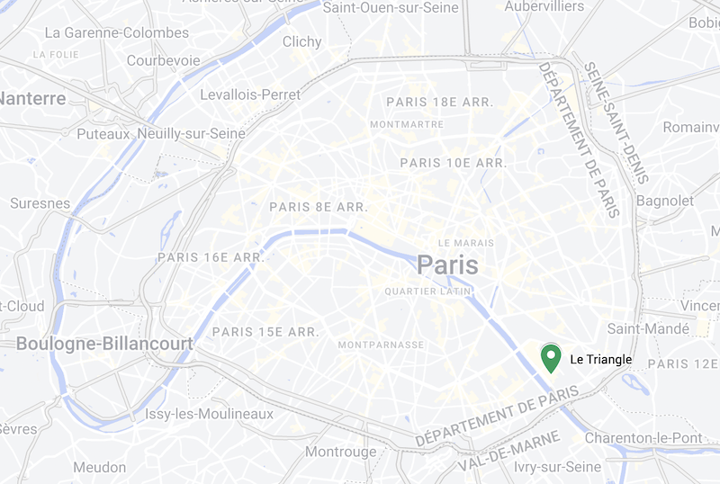 Paris Map - Climbing - Le Triangle
