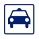 paris airport taxi station logo