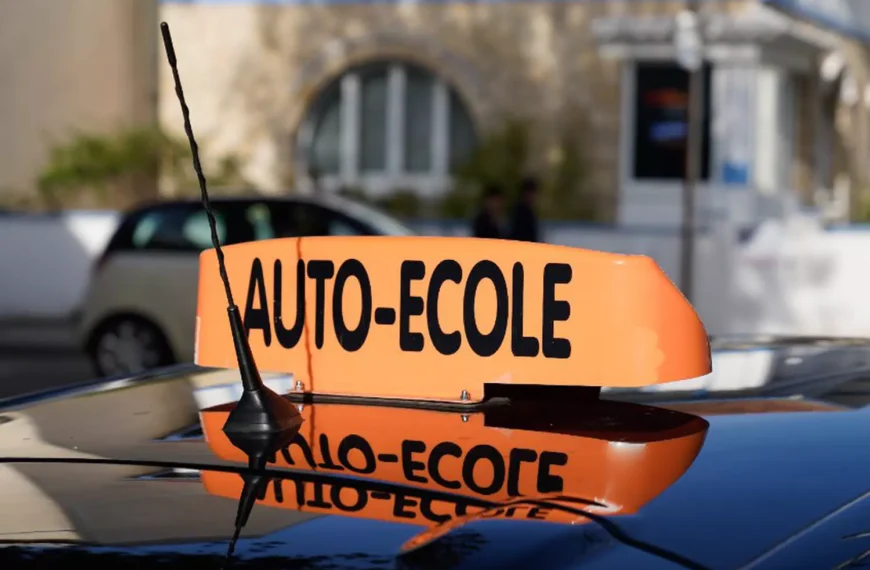 france auto-ecole illustration